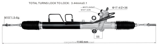 חלקי מכונית מתלה הגה כוח 44200-26560 0HDZ2485 TOYOTA