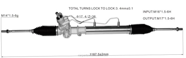 חלקי חילוף לרכב בירושלים מתלה הגה כוח 44200-28210 0HDZ2506 TOYOTA