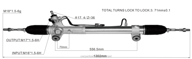 חלקי מכונית מרוץ מתלה הגה כוח 44250-26610 0HDZ2486 TOYOTA
