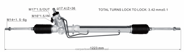 מכונית חלקי חילוף מתלה הגה כוח 44504-87601-000 0HDZ2811 DAIHATSU