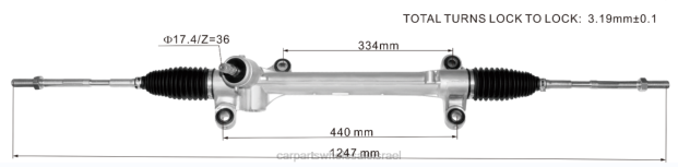 מכונית חלקי חילוף מתלה הגה כוח 45510-02490 0HDZ2442 TOYOTA