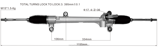 חלקי רכב חיפה מתלה הגה כוח 45510-28122 0HDZ2510 TOYOTA