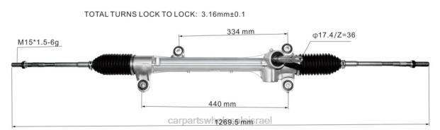 מכונית חלקי חילוף מתלה הגה כוח 45510-28220 0HDZ2514 TOYOTA