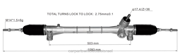 חלקי מכונית מתלה הגה כוח 45510-47060 0HDZ2476 TOYOTA
