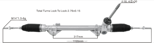 חלקי חילוף לרכב באר שבע מתלה הגה כוח 48001-4bg0a 0HDZ2589 NISSAN