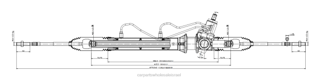חלקי רכב חיפה מתלה הגה כוח 490010w015 490010w010 0HDZ2564 NISSAN