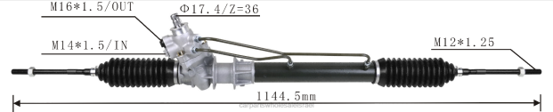 חלקי מכונית מרוץ מתלה הגה כוח 49001-0m010 0HDZ2594 NISSAN