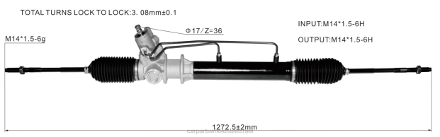 חלקי מכונית מתלה הגה כוח 49001-2w305 0HDZ2602 NISSAN