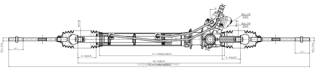 מכונית חלקי חילוף מתלה הגה כוח 49001-99l005 0HDZ2586 NISSAN
