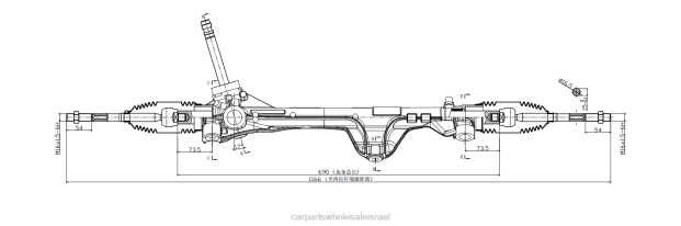 חלקי מכונית מתלה הגה כוח 56500-l400a 0HDZ2746 HYUNDAI/KIA