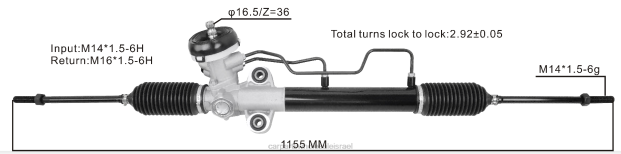 חלקי מכונית מרוץ מתלה הגה כוח 57710-25010 57710-25000 57710-25510 0HDZ2738 HYUNDAI/KIA