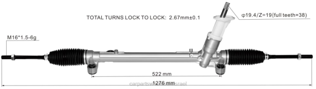 חלקי מכונית מתלה הגה כוח lx6c3a500a1a lx6z-3504-ba 0HDZ2674 FORD